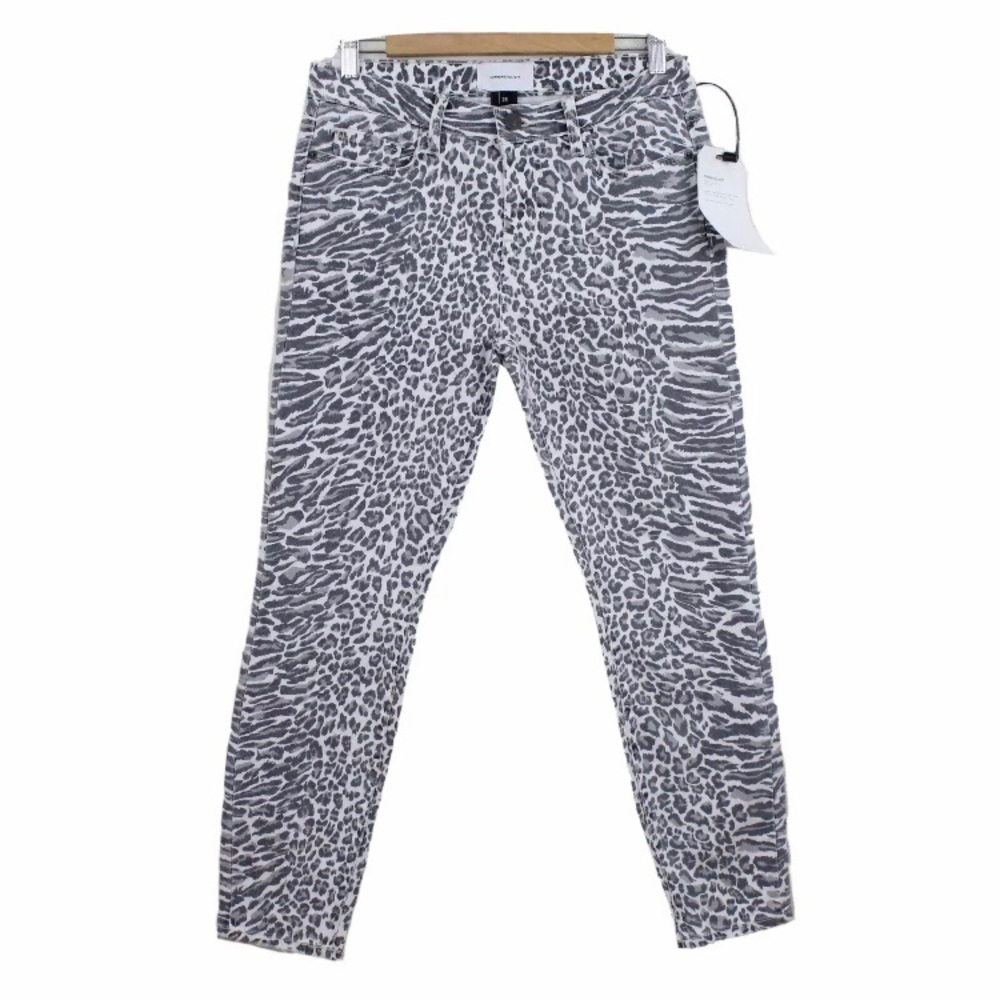Current/Elliott Stiletto Leopard Warpe Skinny Jean